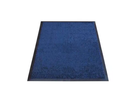 Schoonloopmat Binnen Klasse Bfl/s1 High-Twist-Nylon 85x60 Blauw