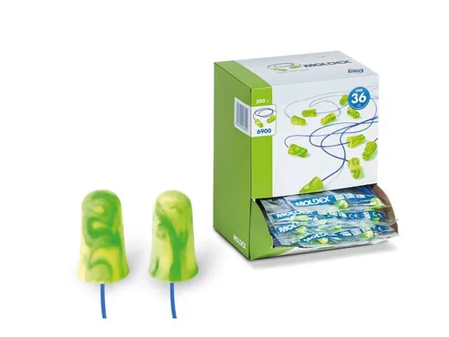Moldex oordoppen Pura-Fit Cord 1 paar in zakje SNR 36 dB