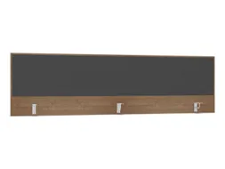 opzetpaneel bureau aanbouw achter NT-cherry BN8010-antraciet 2000mm