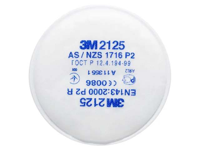 Stoffilter P2 R Type 2125 Bajonetbevestiging 6000 en 7000 Serie 10 Paa