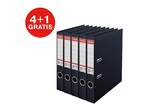 Ordner Esselte Vivida No.1 multipack 50mm A4 5 stuks zwart
