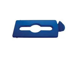 Deksel Mixed Recycling Voor Slim Jim Recyclingstation Blauw