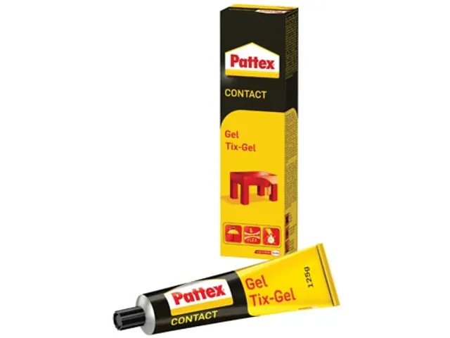 contactlijm Tix-Gel, tube van 125 g, op blister