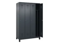 locker voor scheiding van kleding,HxBxD 1950x1200x500mm,4vak