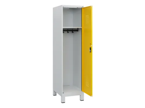 schoollocker,HxBxD 1630x400x500mm,1vak,vak B 400mm,cil.-slot,voeten