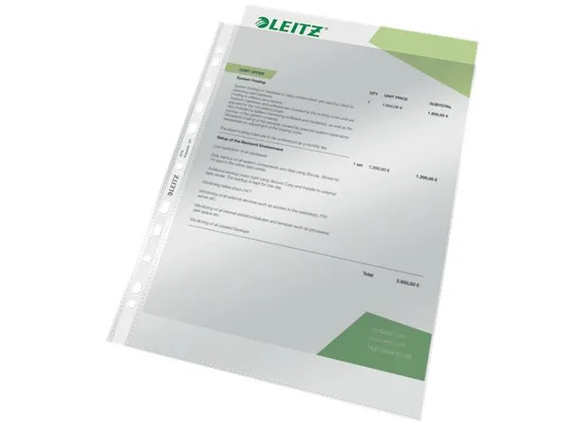 Showtas Leitz 47700002 Standaard A4 Pp 0.08mm 11-Gaats