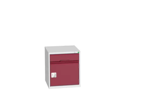 ladekast HxBxD 600x525x550mm 1lade romp RAL7035 front RAL3004