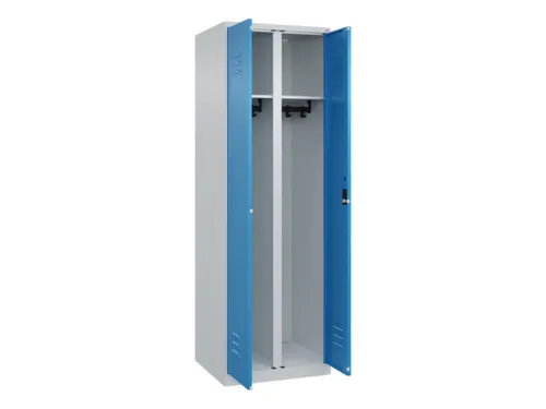 locker voor scheiding van kleding,HxBxD 1850x600x500mm,2vak