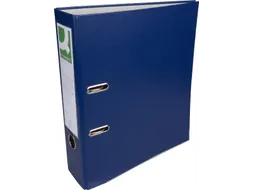 Ordner A4 PP en Papier 80mm Donker Blauw