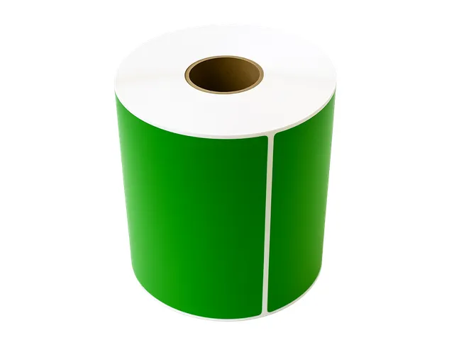 Etiquette d'expédition colorée rouleau 102x152mm Vert 2800pcs