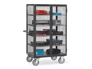 kastwagen,draagverm. 750kg,5etage(s),laadvl. LxB 1200x780mm,houtplaat - 2