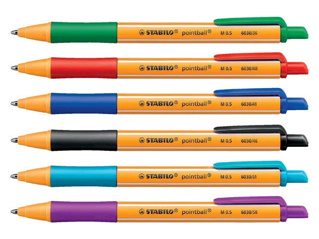 Balpen Stabilo Pointball Groen 0.5Mm