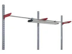 draagarm,v. paktafel,D 400mm,staal,RAL3003