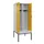 locker met bank,voor scheiding van kleding,HxBxD 2120x800x815mm,2vak