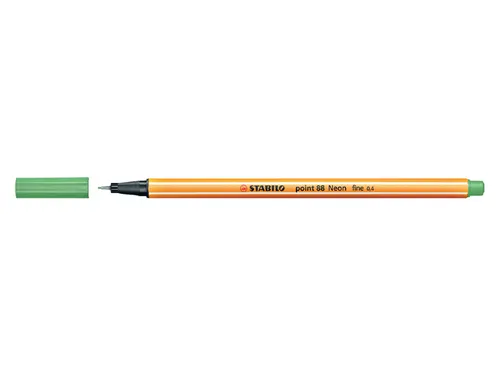 Fineliner STABILO point 88/033 neon groen 0.4mm