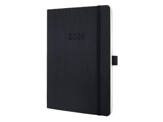 Weekagenda Conceptum A5 2026 (NL/FR/EN/DU) zwart Softcover - 1