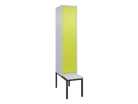 locker voor scheiding van kleding,HxBxD 2120x400x815mm,1vak