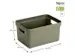 Sigma Home opbergbox 5L donkergroen - 25,2x17,5x12,2cm