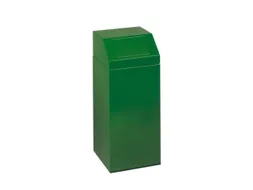 Afvalverzamelaar 76 Liter 890x380x380mm Sticker Groen Glas Ral6001
