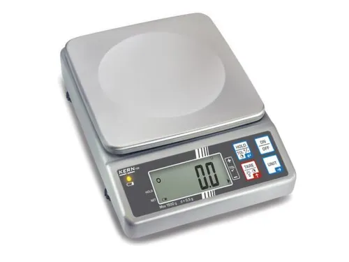 tafelweegschaal,platform BxD 175x165mm,RVS,weegbereik 0-1,5kg
