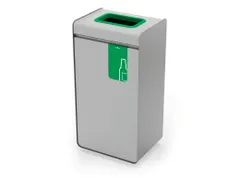 DURASORT Afvalbak sorteerunit 55L voor Glas Grijs Groen