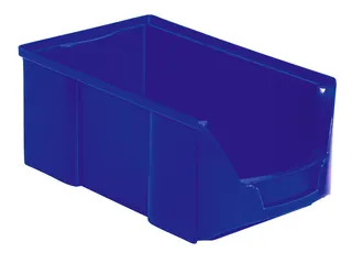 Zichtbak Hxbxd 145x200x360/310mm Pe Blauw - 1