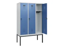 schoollocker,HxBxD 1950x1200x500mm,3vak,vak B 400mm,draaigrendel