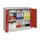 Ruime Vouwdeurkast 1000x1200x400mm 2legborden Ral7035 Front Ral3000