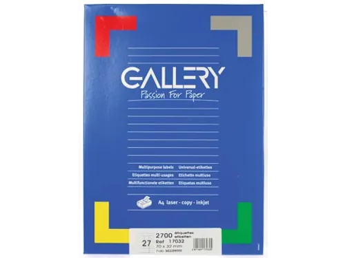 Gallery Witte Etiketten 70x32 mm