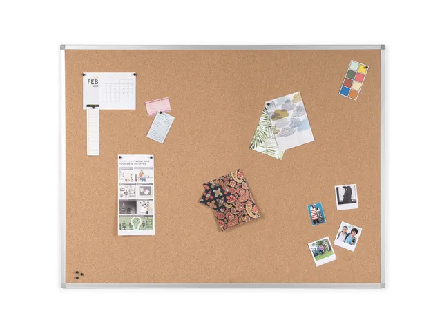 Tableau à épingler Quantore 120x90cm liège