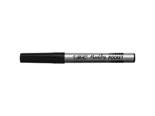 Viltstift Bic 1445 ecolutions rond fijn zwart - 4