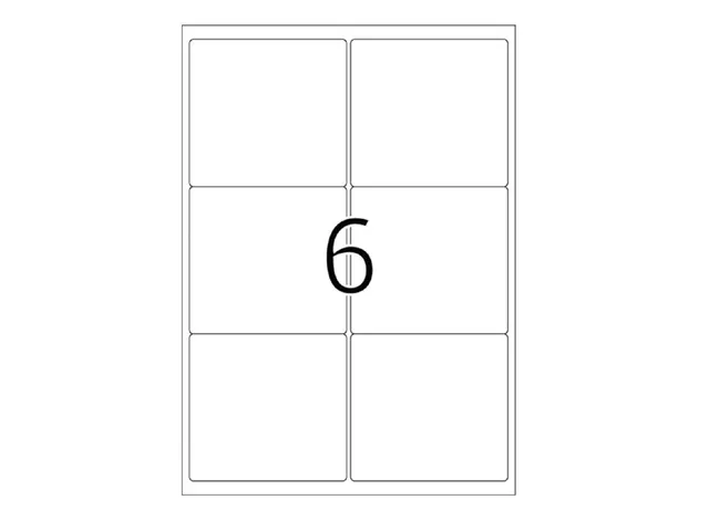 Xerox Multi-use Labels wit permanent 93x99mm 003R96288 600 stuks