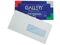Gallery Enveloppen 114x229mm Venster Rechts Gegomd
