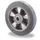 Wiel 400kg 200x50mm Aluminium Velg Elastische Band Grijs