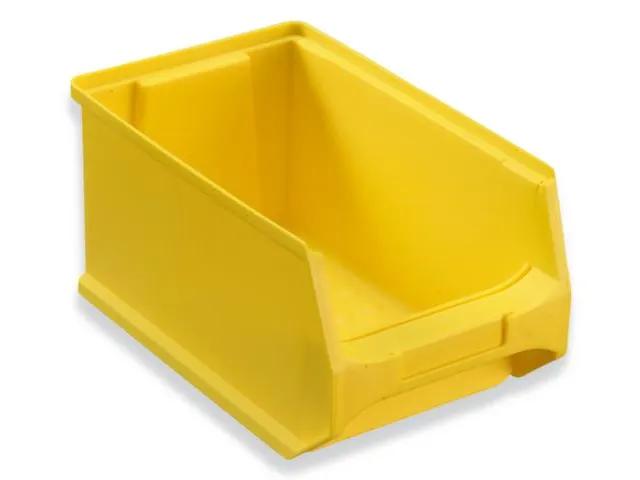 Zichtbak Hxbxd 125x145x235mm Pp Geel Grip
