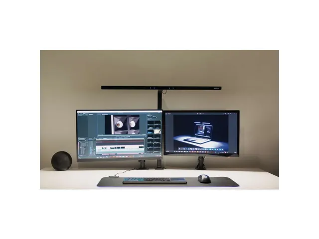 Lampe écran 8189890 MAULgate LED 3.000-6.500K dimmable pince Noir
