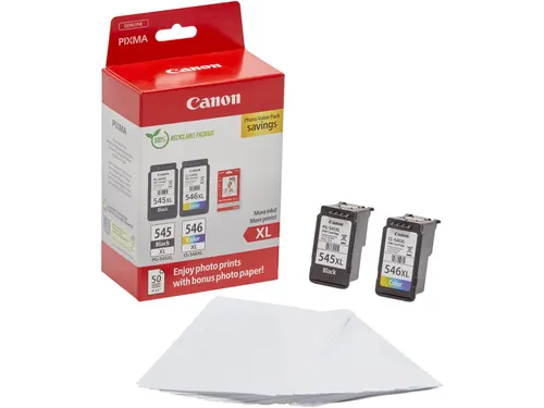 photo value pack 1 x PG-545XL + 1 x CL-546XL 8286B012, 4 kleuren