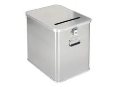 Dossierafvalbak 80 Liter Aluminium 650x435x385mm Inworpsleuf